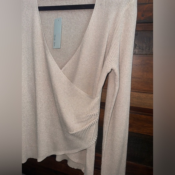NWT Blue Sol Plus Size Metallic Sweater - Picture 3 of 4